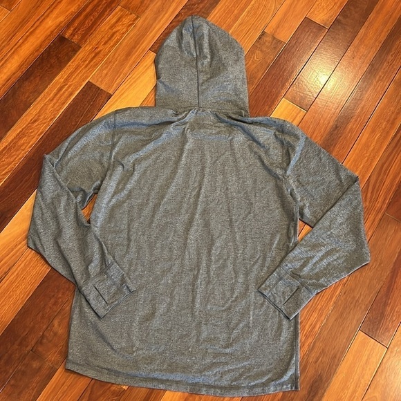 ⭐️ chubbies Gray Reflective Flamingo Palms Print Hoodie Pullover Medium - Picture 7 of 9